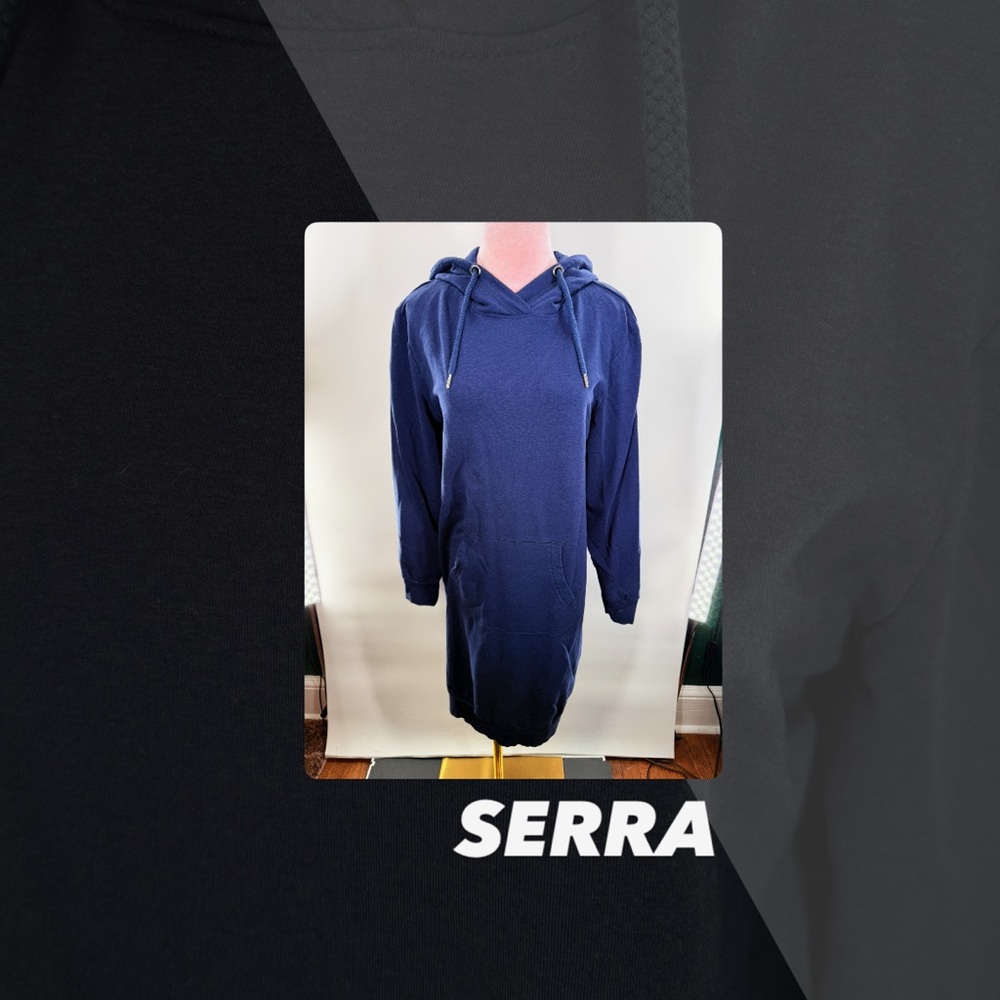 EUC Serra Hooded Sweatshirt Dress